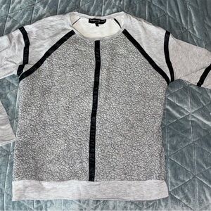 Youth Generation Love Gray Sweater with Black Details Size XS